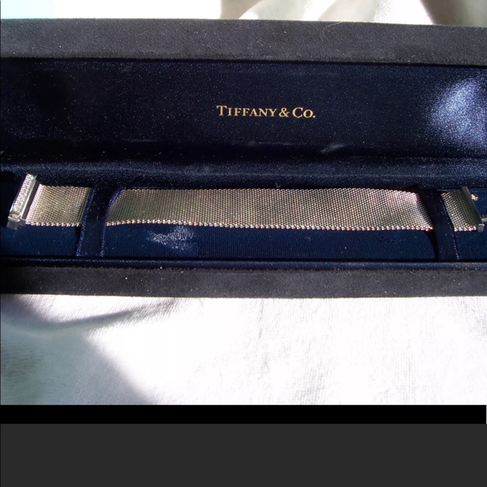 Tiffany & Co. Silver / Diamond “Somerset” Bracelet